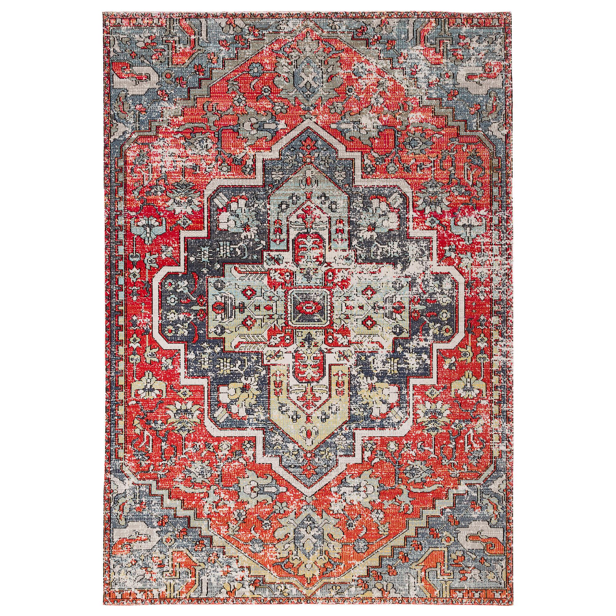 DESIGNER TEPPICH VINTAGE ZOE ORIENT KLASSIK - Rot, Textil (120/170cm) - Pergamon
