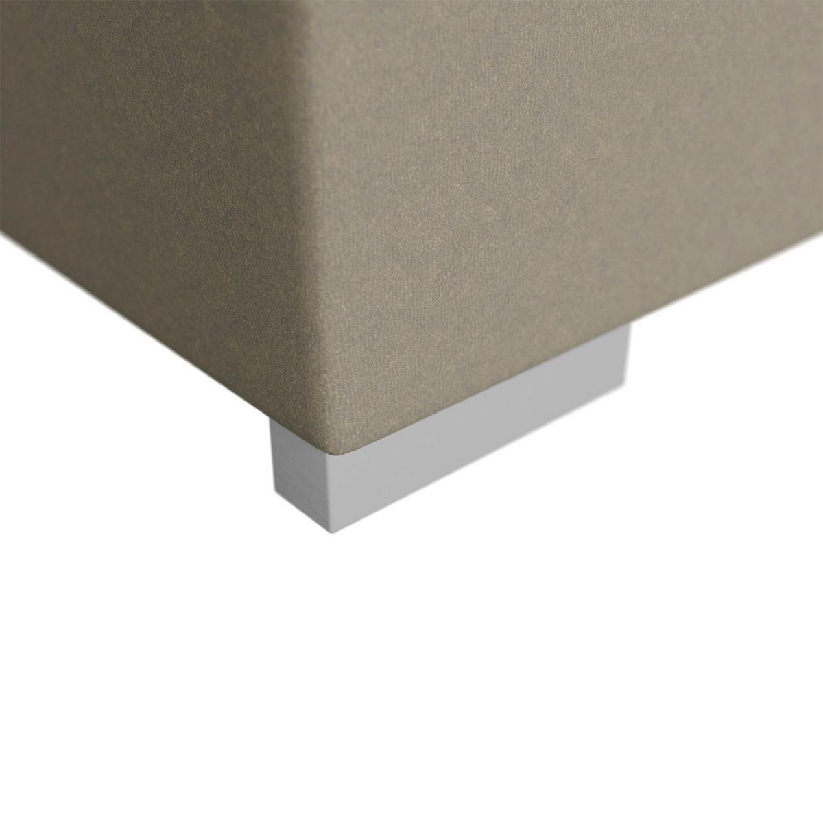 BOXBETT Seattle beige 180x200 cm Malmo-Stoff - Beige, Textil (180/200cm) - Juskys