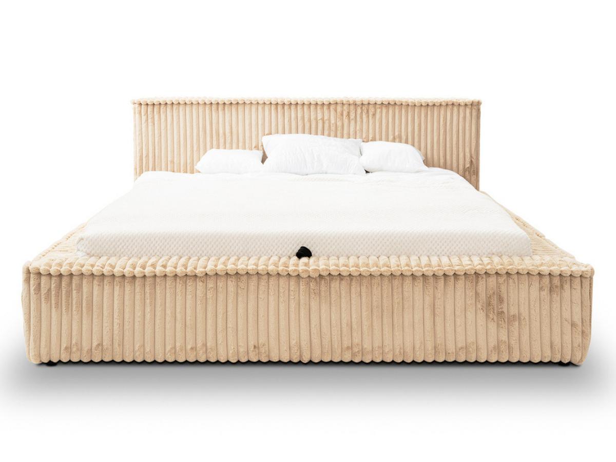 POLSTERBETT Lago 140x200 Beige - Beige, Textil (140/200cm) - Graingold