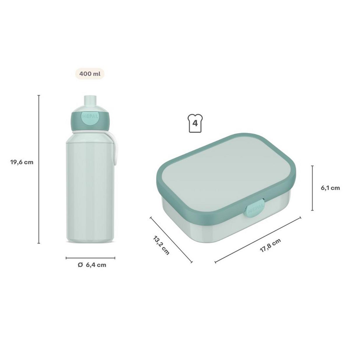 LUNCHSET Campus Switch Cool Blue / Cool Pink 2-tlg. - Blau/Pink, Kunststoff (2/2/2cm) - Mepal