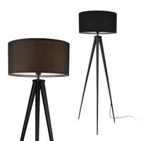 STEHLEUCHTEN Faro - Schwarz, Metall (50/50/153cm) - lux.pro