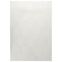 TEPPICH Cremeweiß 160/230 cm Hood - Creme/Weiß, Textil (160/230cm) - Beliani