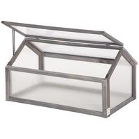 FRÜHBEET aus Holz 90 x 52 x 49,5 cm - Grau, Holz (52/49.5/90cm) - Outsunny