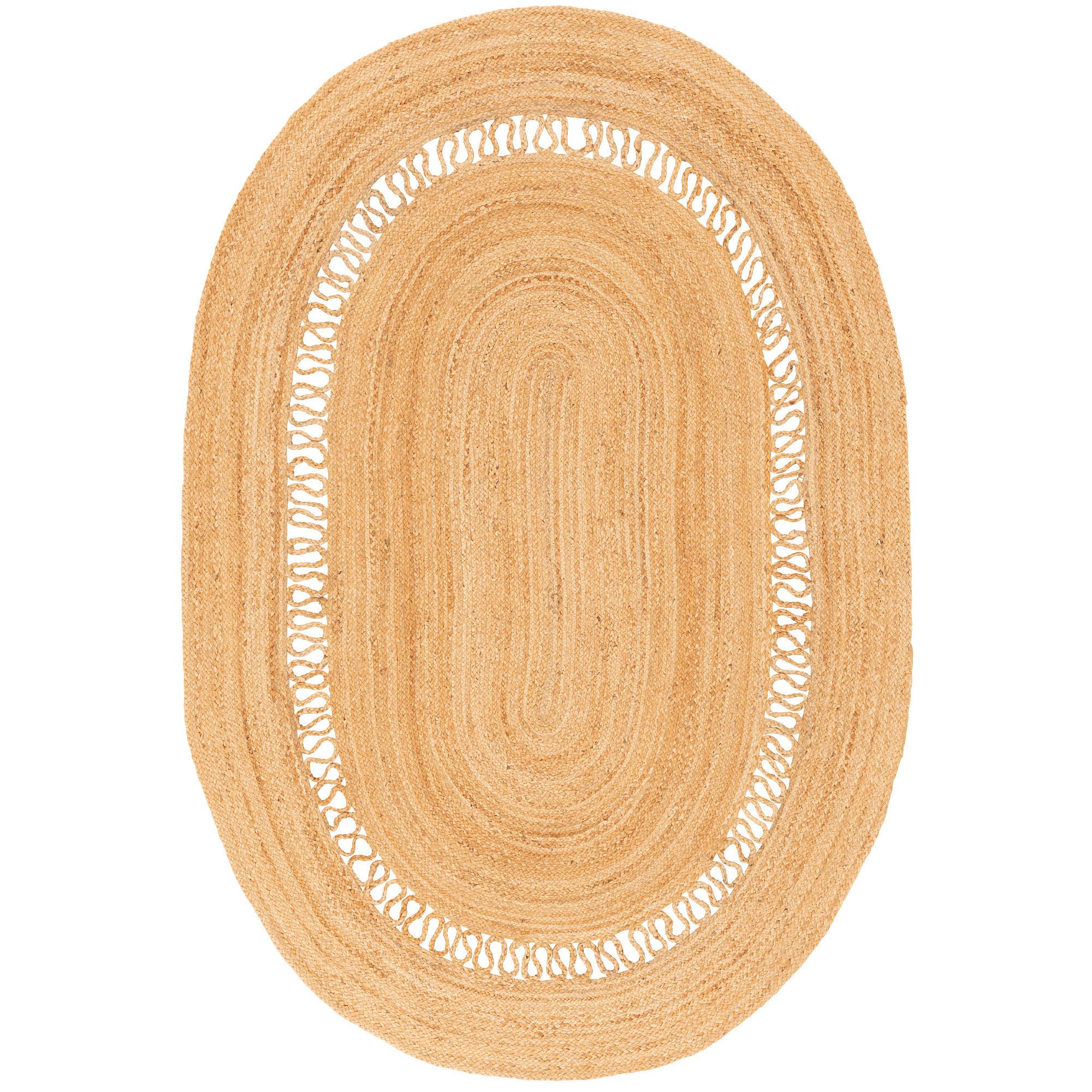 NATURFASER TEPPICH JUTE SALSA MODERN - Beige, Textil (160/230cm) - Pergamon