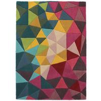 WOLLTEPPICH DERWENT, geometrisch, Bunt, 120 x 170 cm - Multicolor, Textil (170/120cm) - KADIMA DESIGN