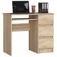 SCHREIBTISCH Eiche Sonoma 77/90/50 - Sonoma Eiche, Holzwerkstoff (160/55/77cm) - RAUMHIRSCH FURNITURE