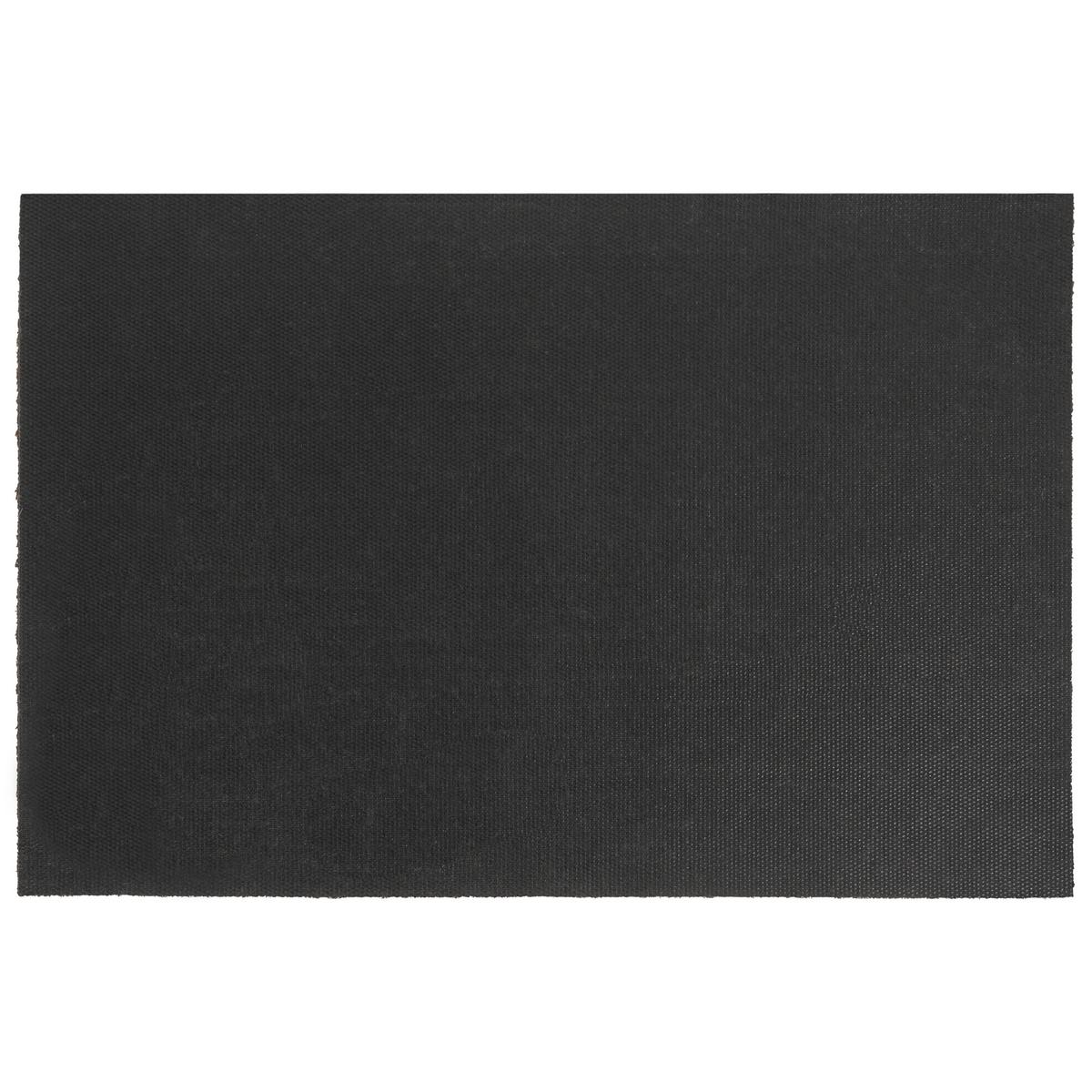 FUSSMATTE Blau 40/60 cm Blume Kokosfasern Kulik - Blau, Textil (40/60cm) - Beliani