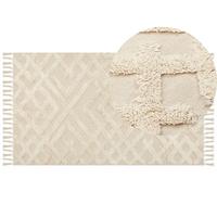 KURZFLOR-TEPPICH Ardahan 150/80 cm - Beige, Textil (80/150cm) - Beliani