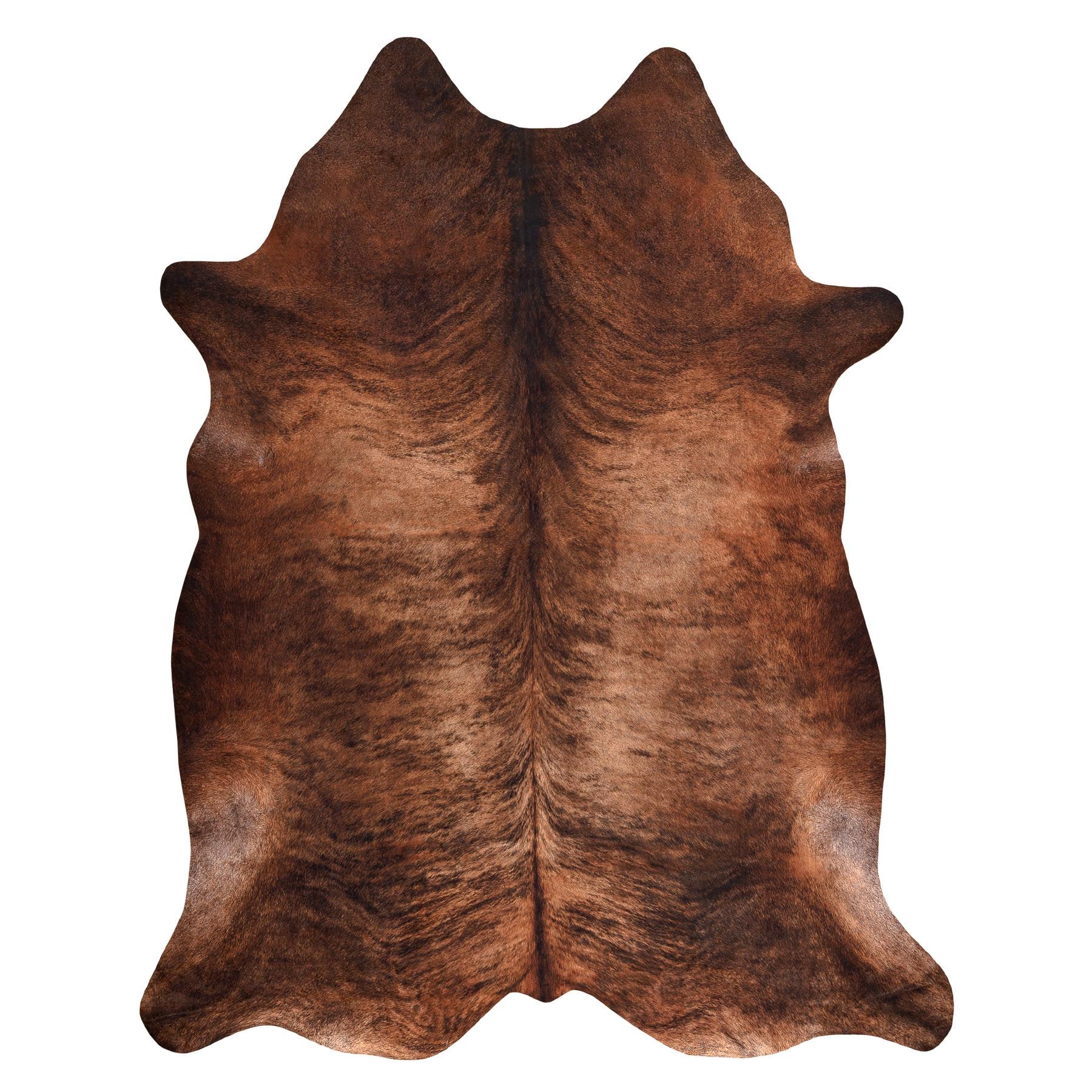 TEPPICH Künstliches Rindsleder 155/195 cm - Braun, Textil (155/195cm) - rugsX