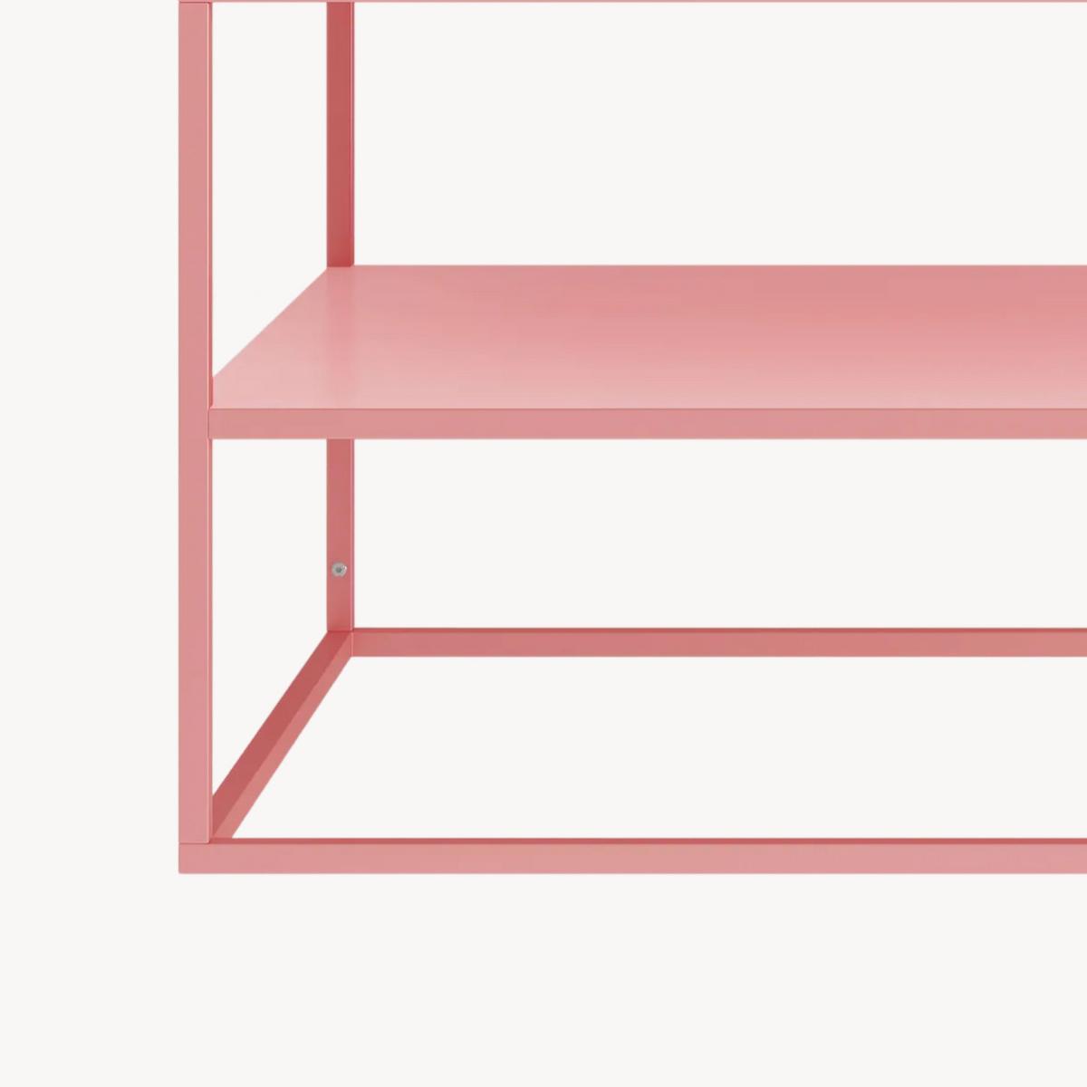 COUCHTISCH Solund 45/90/60 cm - Pink, Metall (60/90/45cm) - [en.casa]