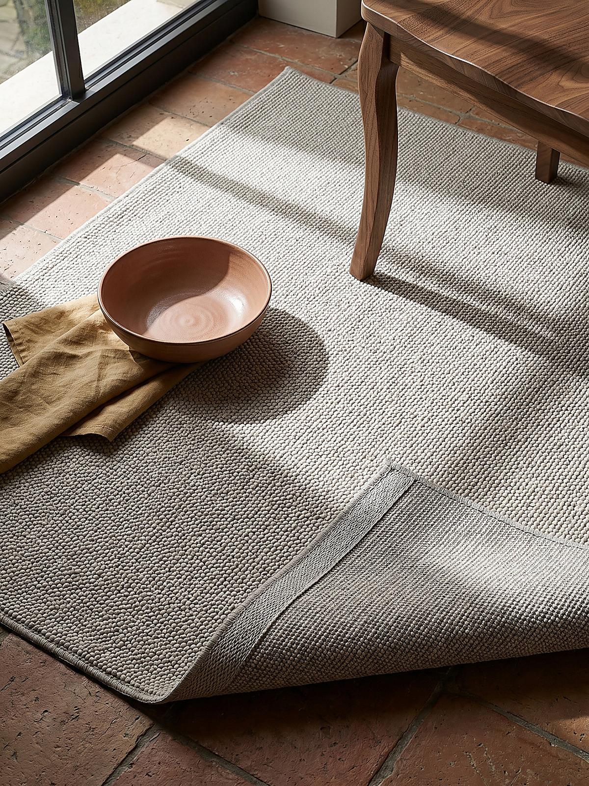 KURZFLORTEPPICH Waschbar NORA, einfarbig, Grau, 160 x 230 cm - Grau, Textil (230/160cm) - KADIMA DESIGN
