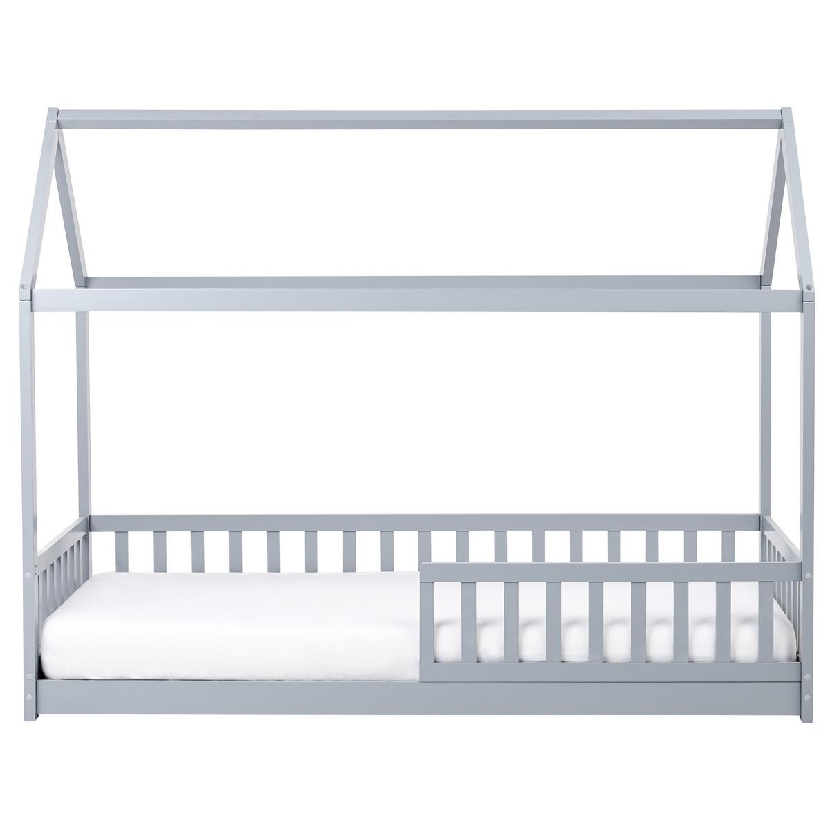 KINDERBETT 90x200 cm Grau Cossaye - Grau, Holz (90/200cm) - Beliani
