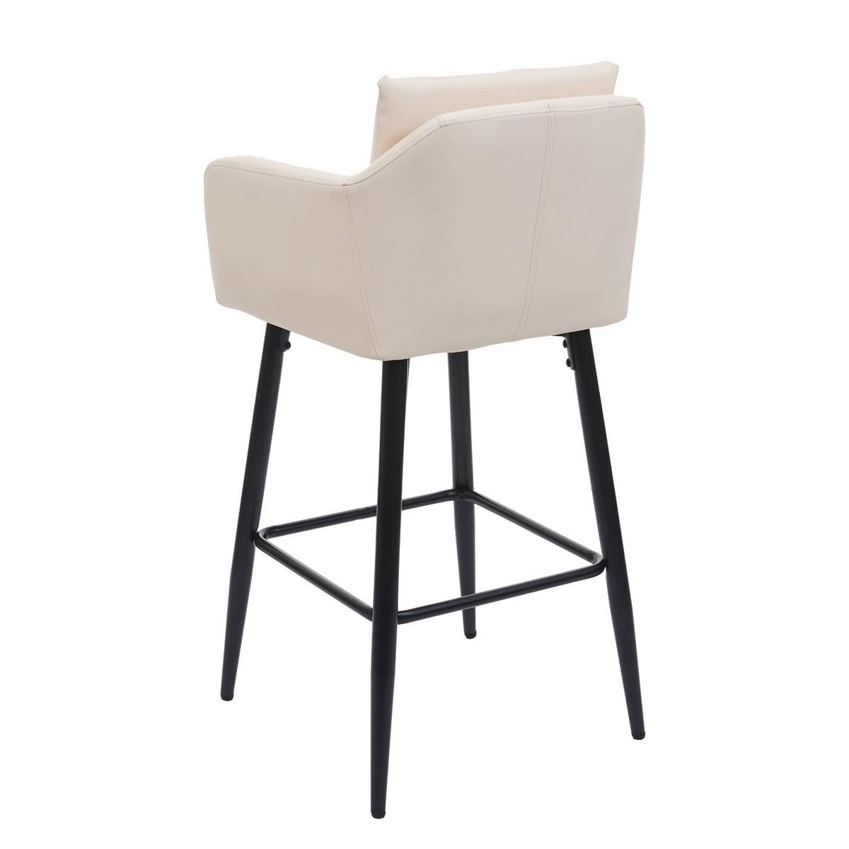 BARHOCKER Cremeweiß 2er-Set - Weiß, Textil (54/105/53cm) - MCW
