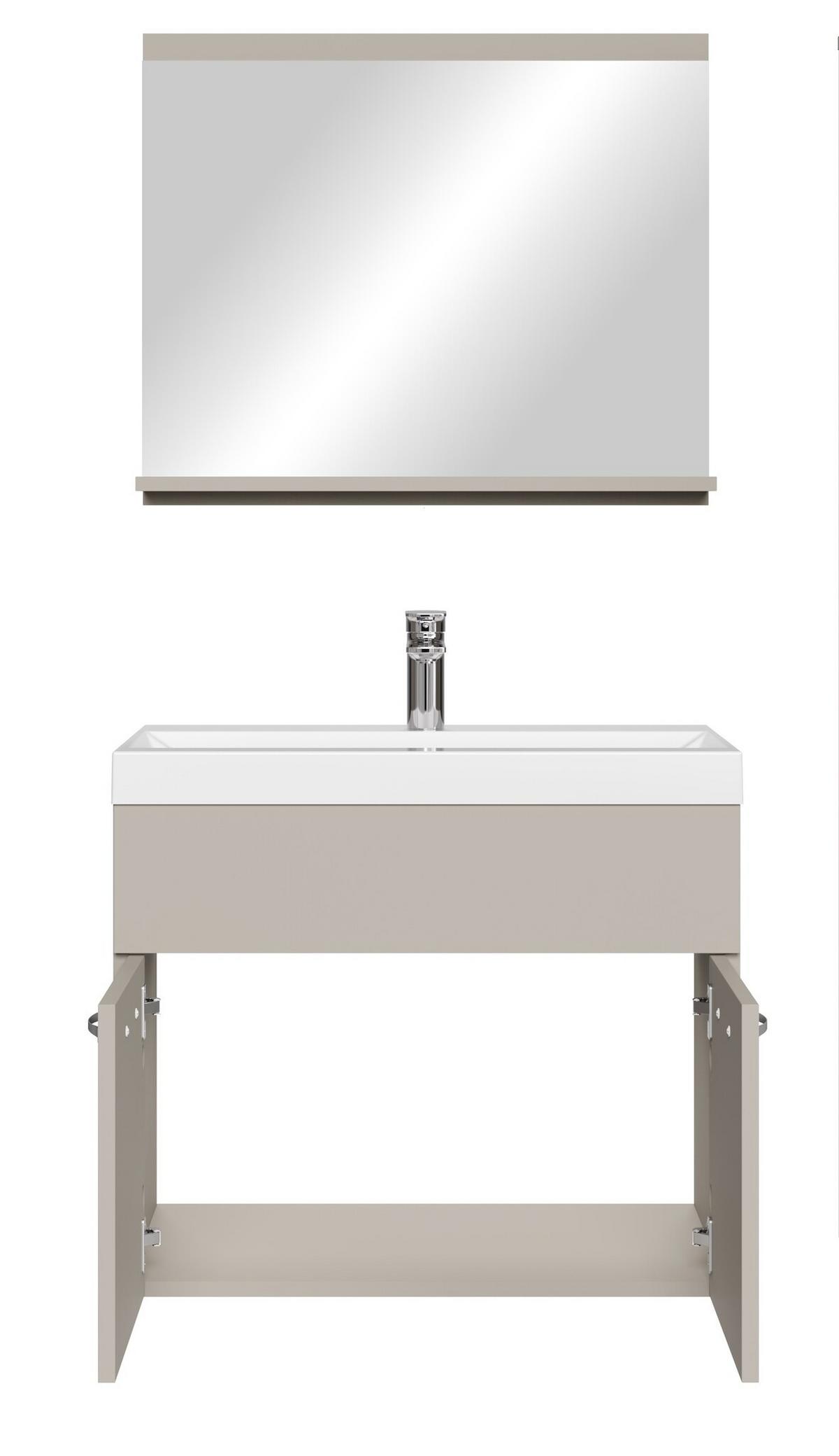 BADMÖBEL-SET Montreal 3 Teile Cashmere - 60 x 35 x 51 cm - Kaschmir, Holz (60/51/35cm) - Badplaats