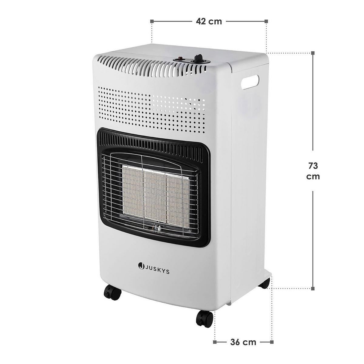 GASHEIZUNG GS42US weiß - Weiß, Metall (42/73/36cm) - Juskys