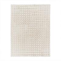 HOCHFLORTEPPICH Rauten Creme 120 x 160 cm - Creme, Kunststoff (120/160cm) - TT Home
