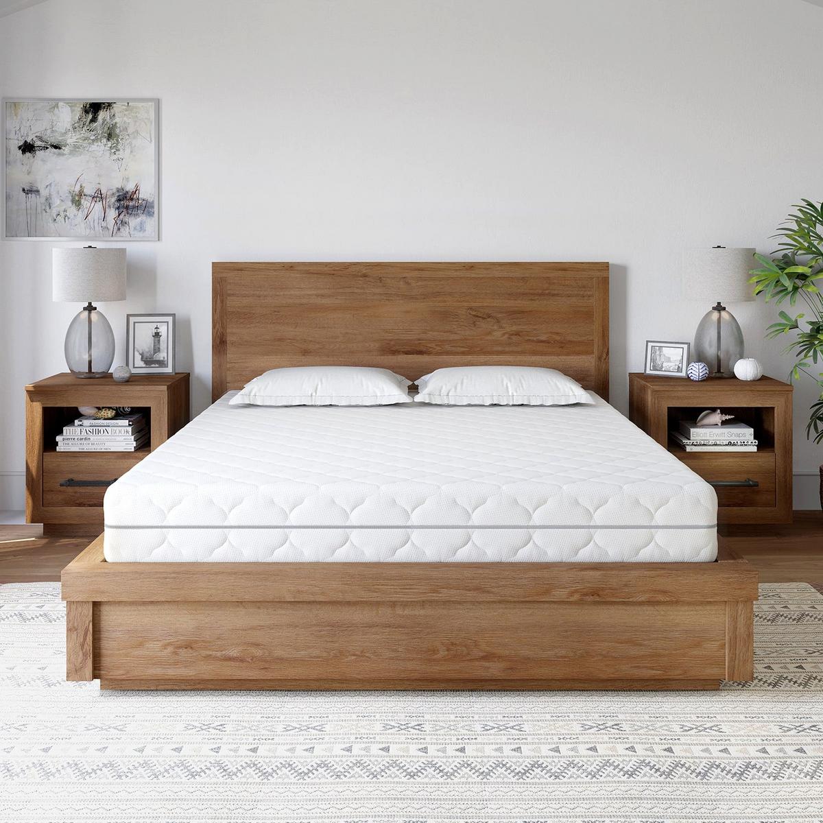 TASCHENFEDERKERNMATRATZE H2 140x200 cm – 7 Komfortzonen 21 cm – langlebige Matratze mit Kaltschaumauflage & waschbarem Bezug - Weiß, Textil (140/200cm) - Mister Sandman