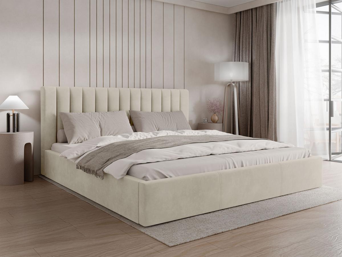 POLSTERBETT Cosmo - Beige/Naturfarben, Holz/Holzwerkstoff (200/200cm) - MIRJAN24