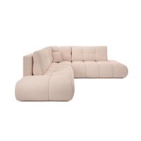 ECKSOFA DUCA II L-S Orange Jersey mit Schlaffunktion - Orange, Holz (266.5/266.5cm) - MASSENO