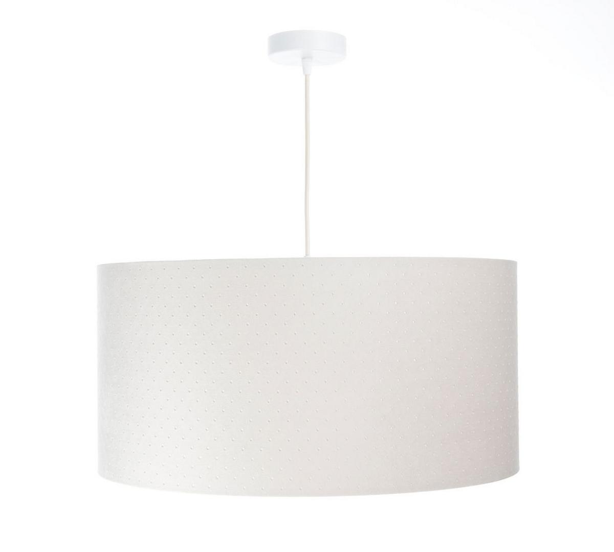 HÄNGELEUCHTE Weiß 30/20 cm - Beige/Weiß, Kunststoff (30/0.6/20cm) - ONZENO