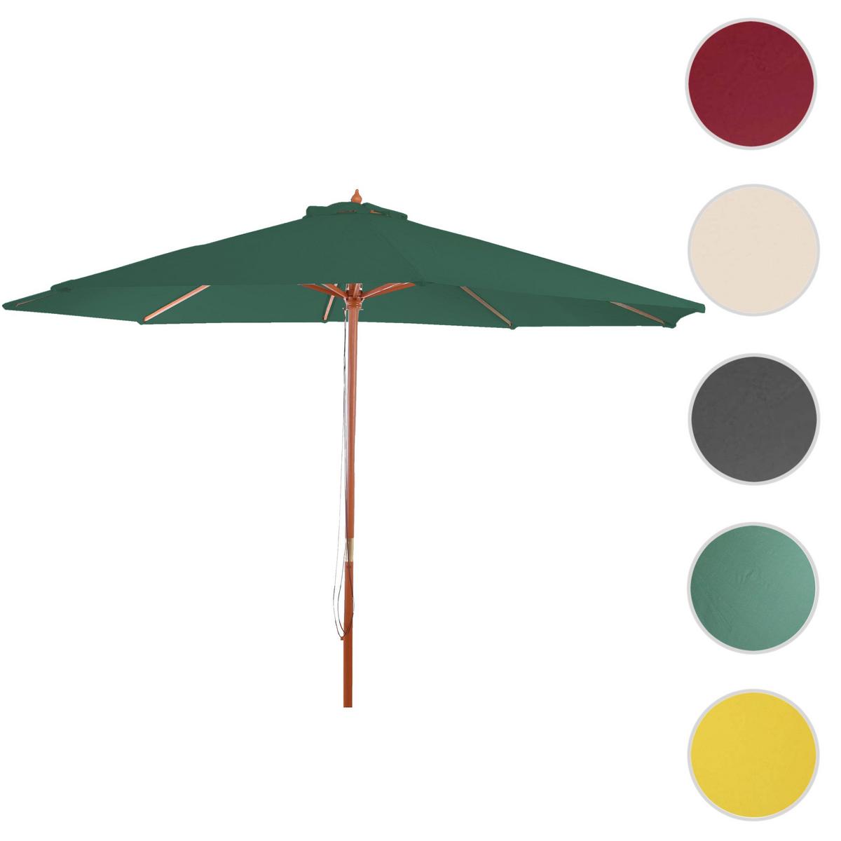 SONNENSCHIRM Grün - Grün, Holz (350/350cm) - MCW