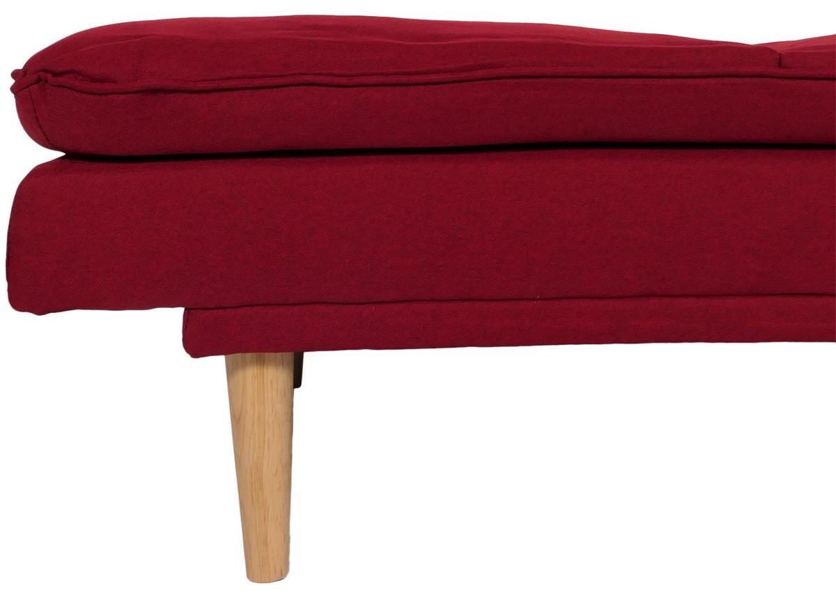 SCHLAFSOFA Bordeaux - Bordeaux, Textil (180/90/110cm) - MCW