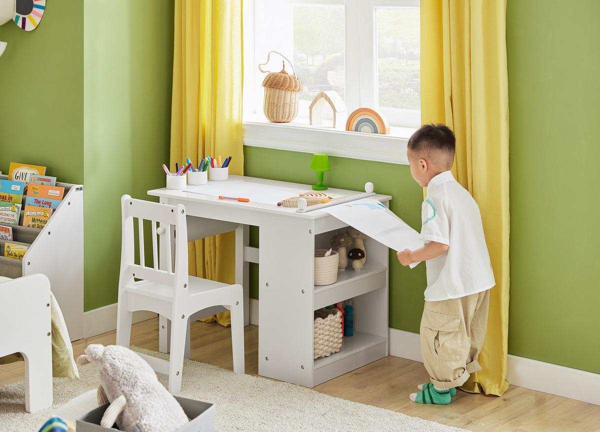 KINDERSITZGRUPPE Weiß - Weiß, Holzwerkstoff (80/65/54cm) - SoBuy