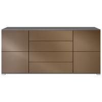 SIDEBOARD Rova Bronze Optik - Bronzefarben, Holzwerkstoff (166.5/75.5/35cm) - Vladon
