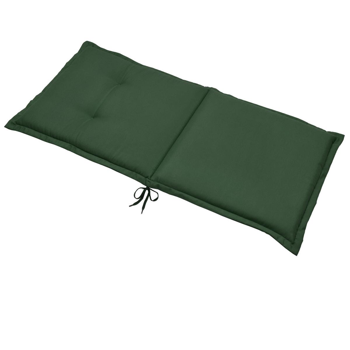 NIEDERLEHNERAUFLAGE Loft NL 100/50/6cm Dunkelgrün 6tlg - Dunkelgrün, Textil (50/6/100cm) - Beautissu 