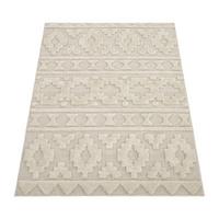 HOCHFLORTEPPICH, mit 3D-Struktur, aus Polypropylen, Creme, 60 x 100 cm - Beige, Textil (100/60cm) - KADIMA DESIGN