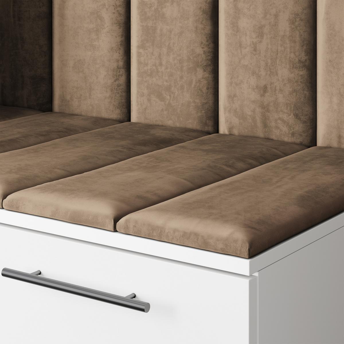 GARDEROBENSCHRANK REMA 200/240/60 cm Modern Garderobe-Set Eiche Lefkas - Eichefarben/Schwarz, Holzwerkstoff (200/240/60cm) - MASSENO