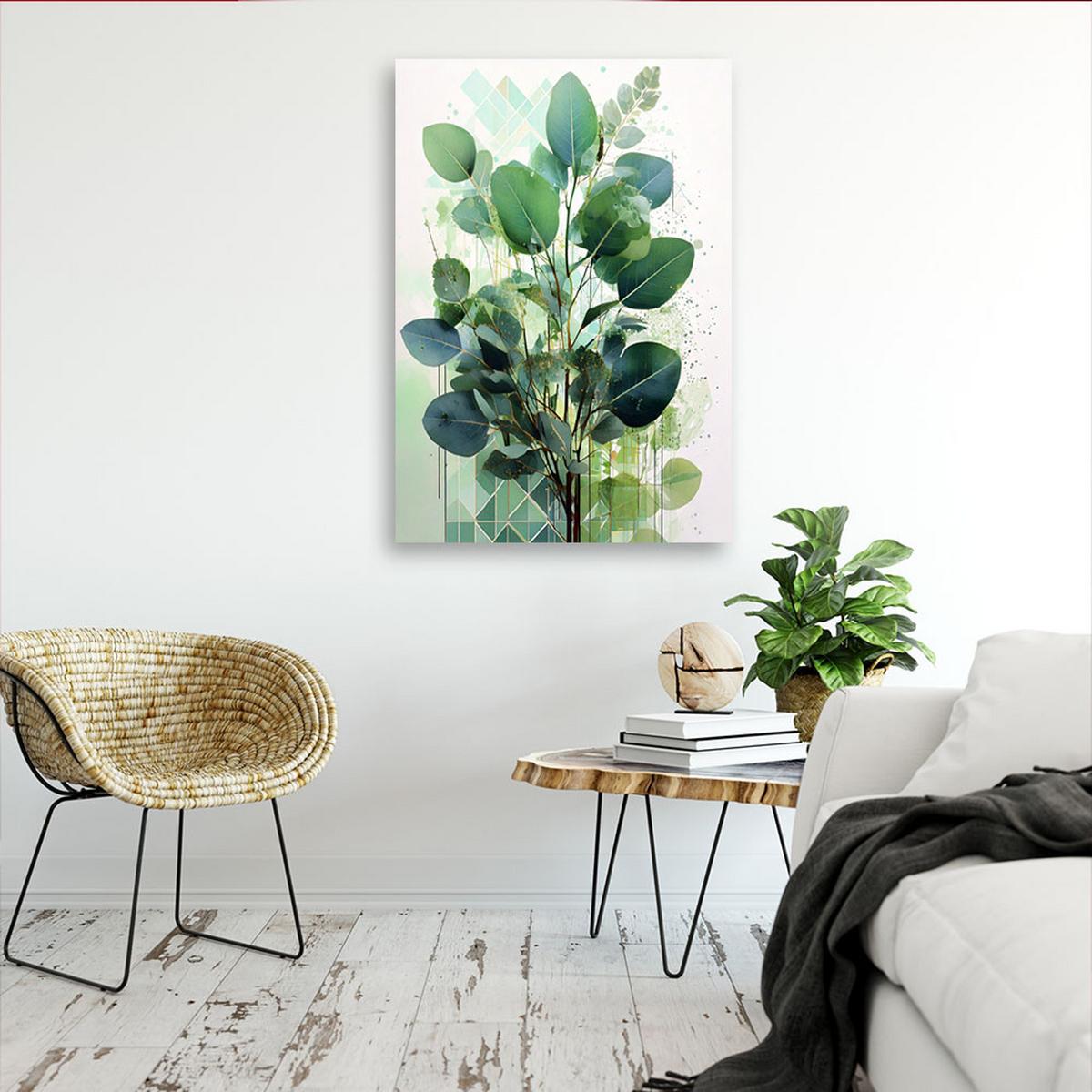 LEINWANDBILD Natur und Botanik 30x45cm - Grün, Textil (30/45cm) - Feeby