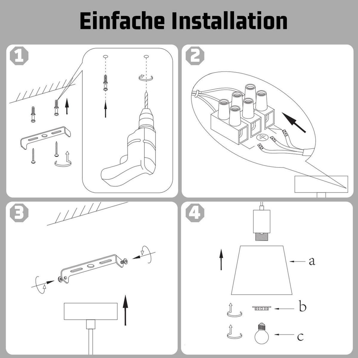 PENDELLEUCHTE Marstellar 8/8/149 cm - Weiß, Metall (8/8/149cm) - Nettlife