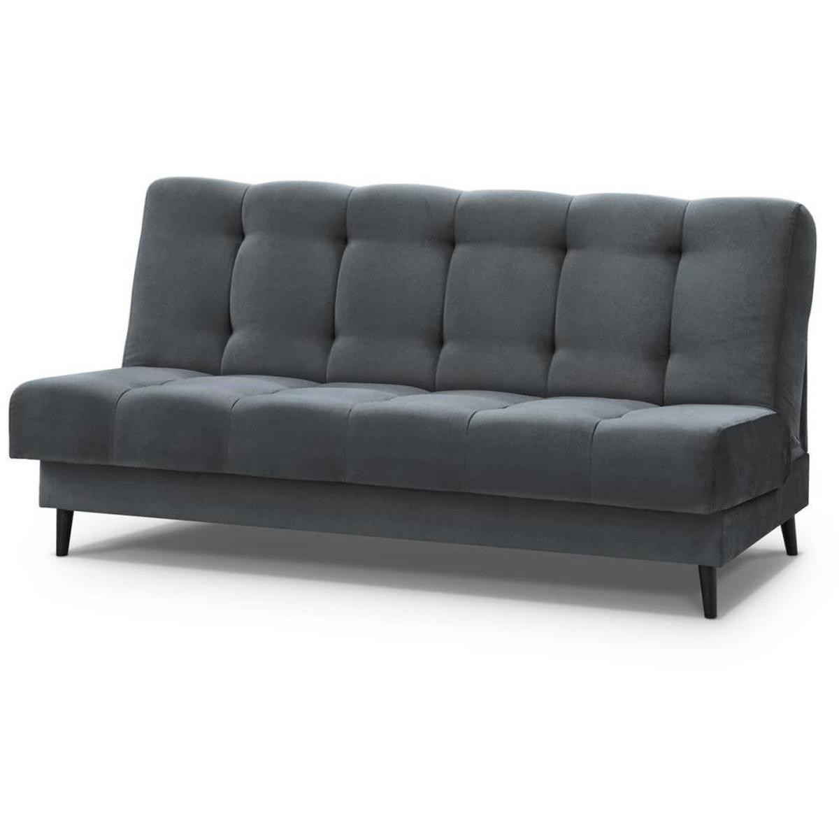 3-SITZER Schlafsofa Nancy grau - Grau, Holz/Textil (220/89/93cm) - Beautysofa