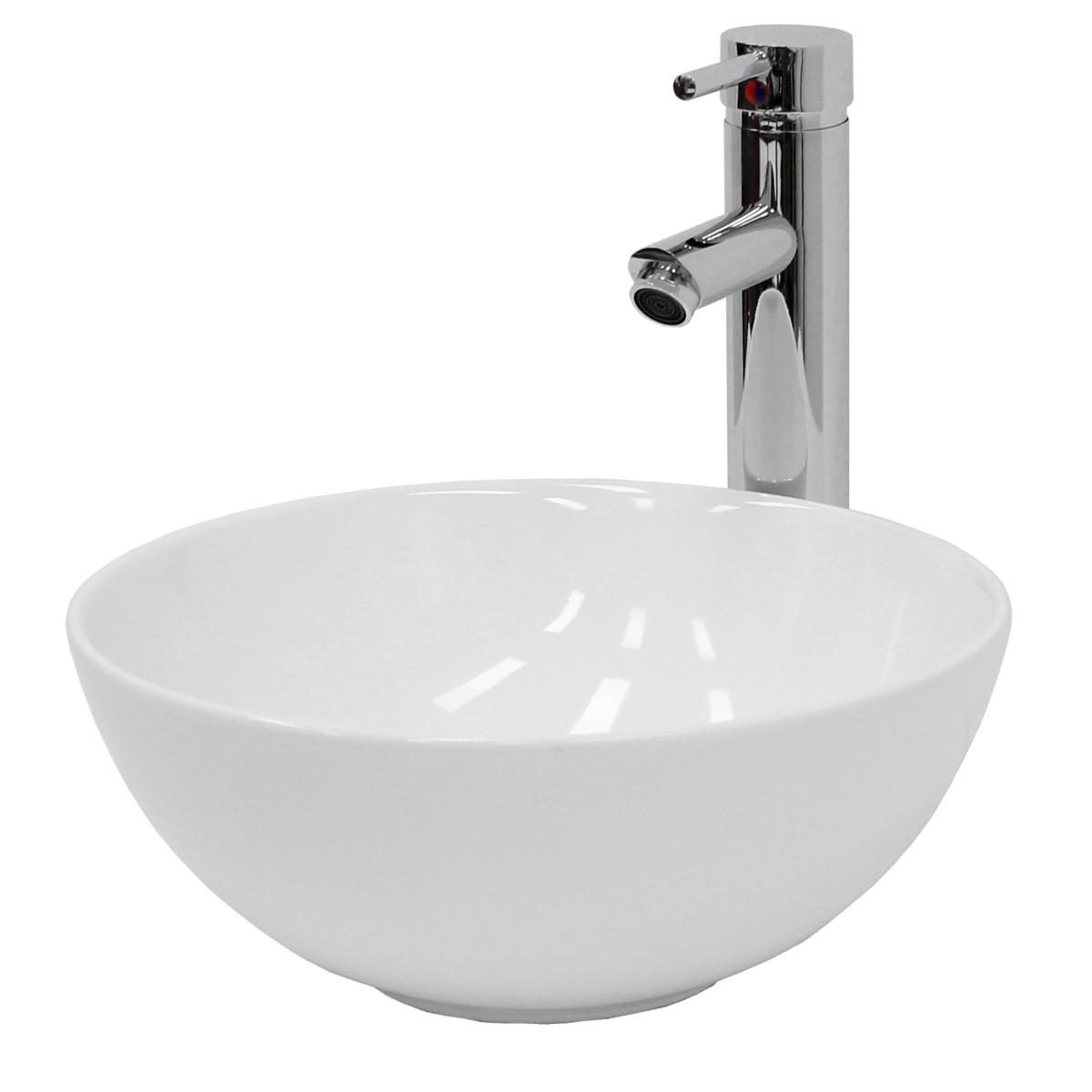 WASCHBECKEN - Weiß, Keramik (32/13.5/32cm) - ECD-Germany