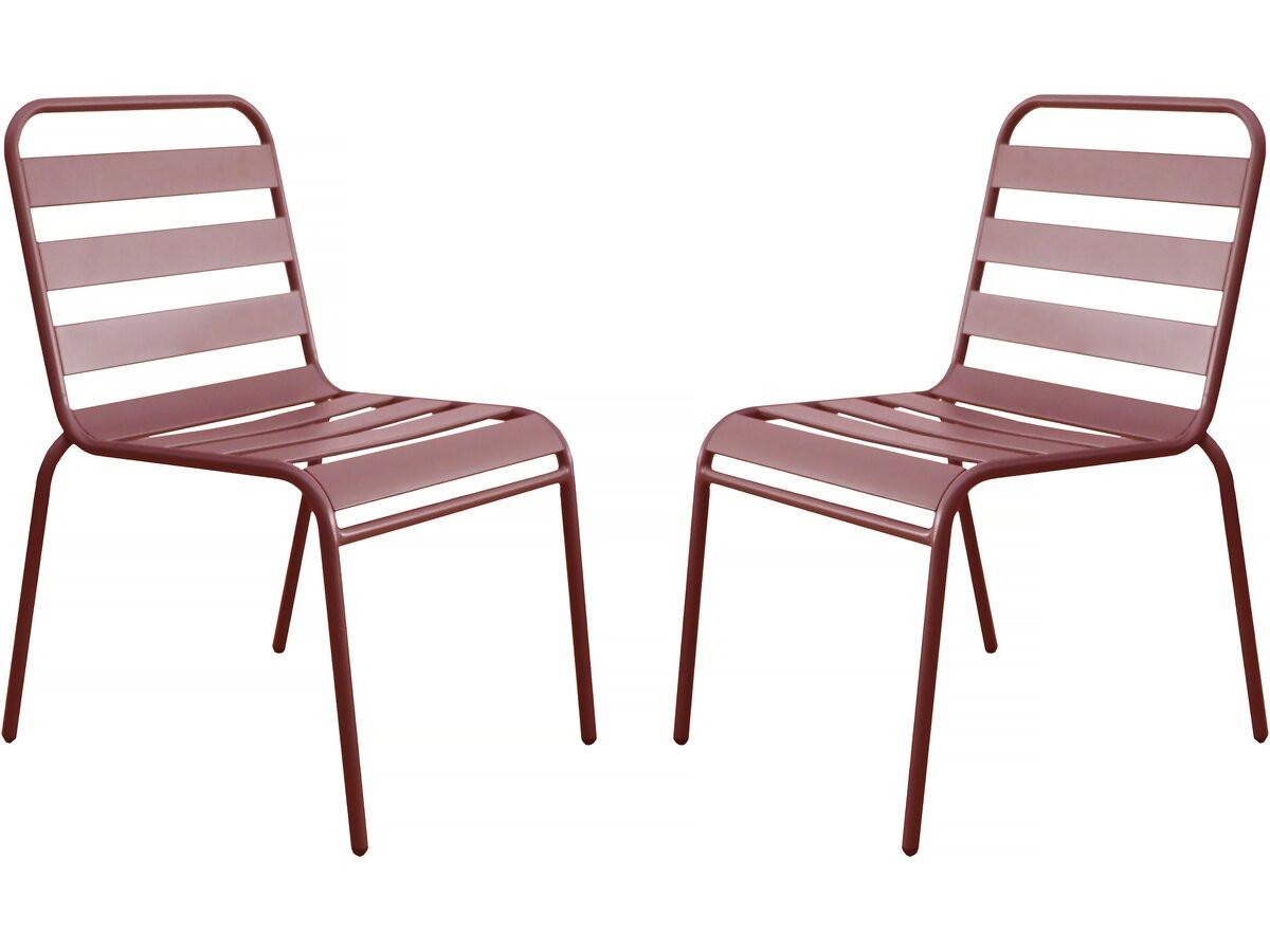 GARTENSESSEL bilbao Terrakotta - Rot, Metall (55/84/59cm) - Habitat Garten