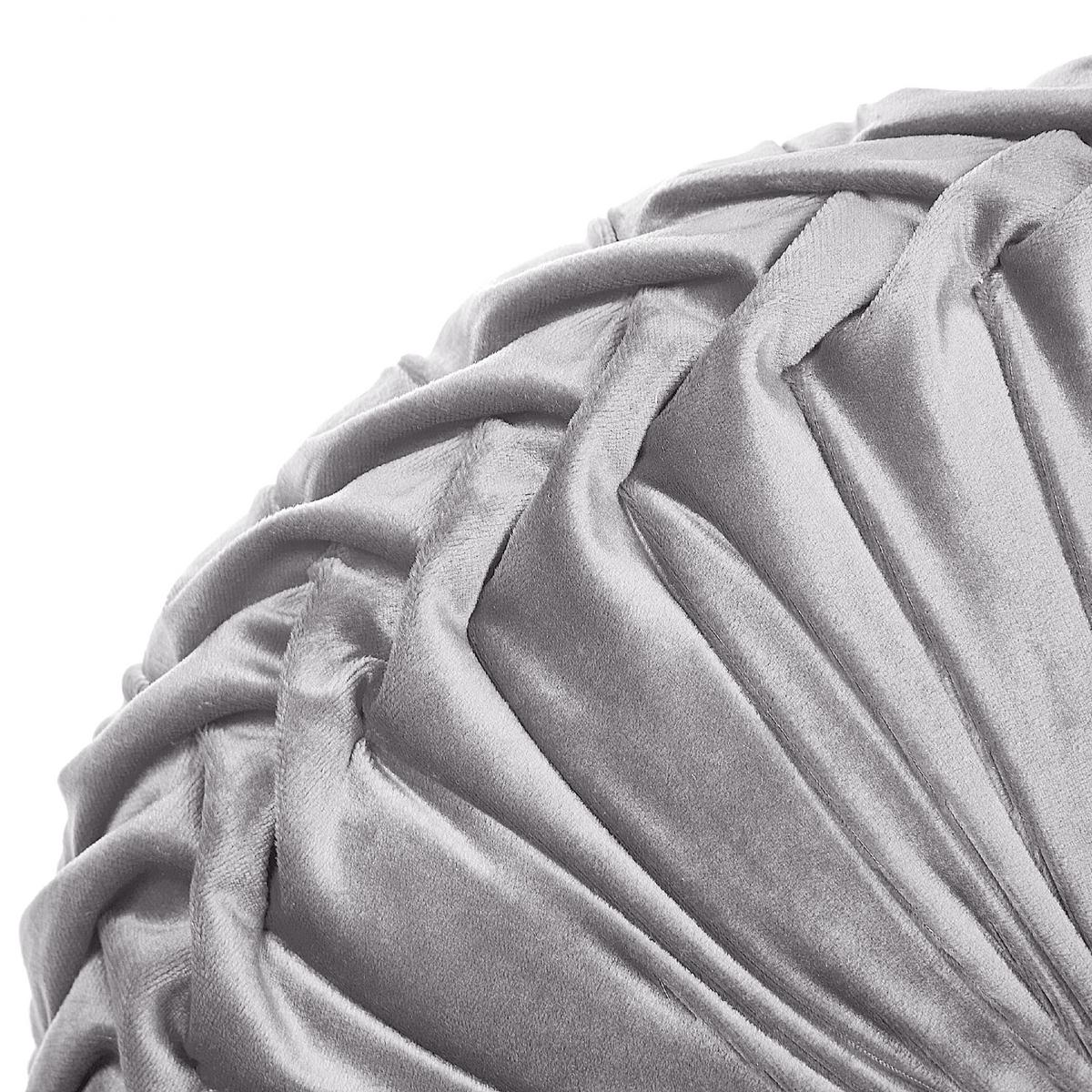 DEKOKISSEN 2er-Set Grau 40/40 cm Udala - Grau, Textil (40/40cm) - Beliani