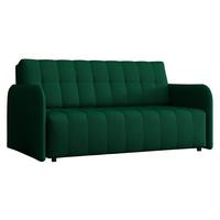 SCHLAFSOFA Viva Grand IV - Smaragdgrün/Schwarz, Holz/Kunststoff (165/85/95cm) - MIRJAN24
