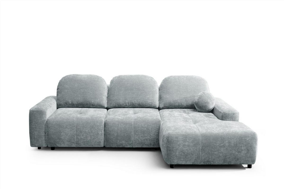 ECKSOFA Argos In Vibe - Blaugrau, Holzwerkstoff/Textil (267/170cm) - Fun Möbel