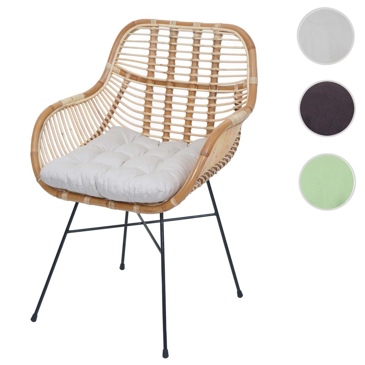 ESSZIMMERSTUHL Braun, Cremeweiß - Creme/Braun, Holz (66/93/58cm) - MCW