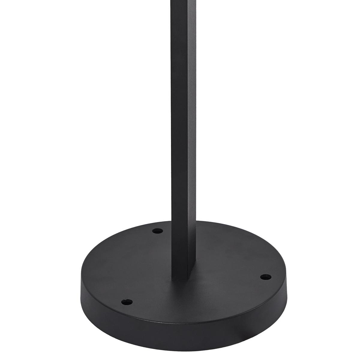 POLLERLEUCHTE Schwarz Kulsi - Schwarz, Metall (20/30/105cm) - Beliani