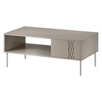 COUCHTISCH Tresse - Beige, Holzwerkstoff/Metall (60/110/40cm) - MIRJAN24