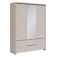 SCHRANK 3 Türen Soren Kaschmir - Beige, Holzwerkstoff (153.5/211/55.5cm) - Petits-meubles