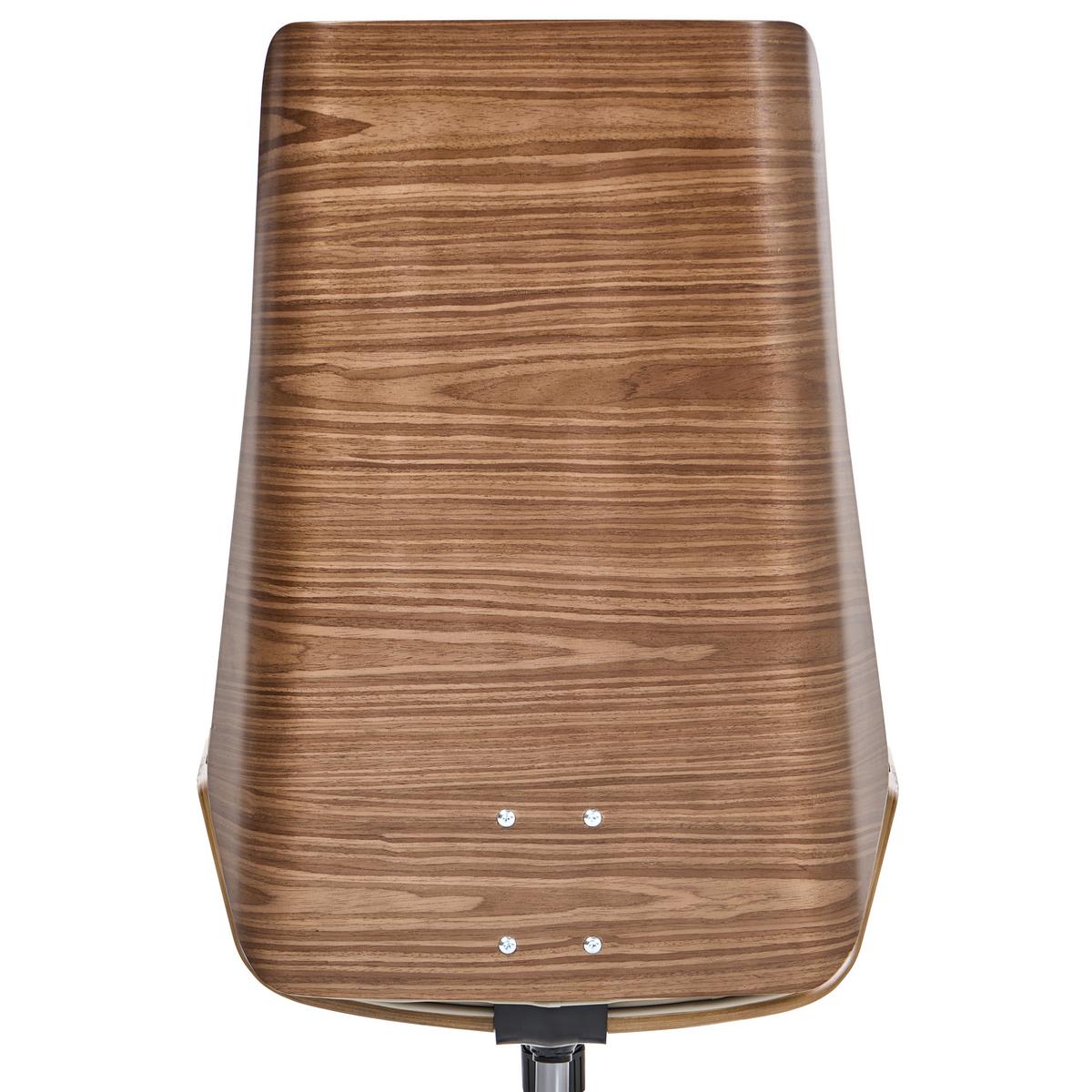 BÜROSTUHL Kunstleder Taupe Pliora - Taupe, Kunststoff (68/113/68cm) - Beliani
