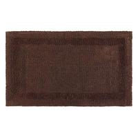 BADEMATTE 70/120 cm, 100% Baumwolle, wendbar - Braun, Textil (70/120cm) - Homescapes