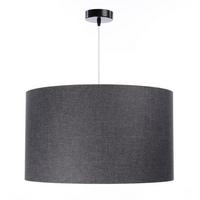HÄNGELEUCHTE Grau 40/25 cm - Grau/Kupferfarben, Kunststoff (40/0.5/25cm) - ONZENO
