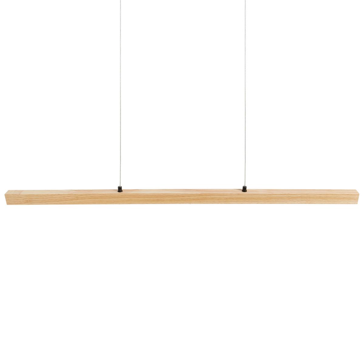 LED-HÄNGELEUCHTE Braun Stewarts - Braun, Holz (6/115/125cm) - Beliani