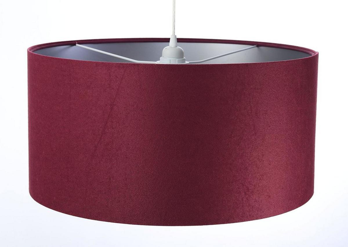 HÄNGELEUCHTE Lila 30/20 cm - Silberfarben/Lila, Kunststoff (30/0.45/20cm) - ONZENO