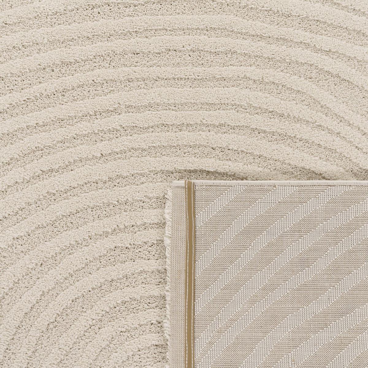 KURZFLORTEPPICH, einfarbig, aus Polypropylen, Florhöhe 14 mm, Creme, 160 x 220 cm - Beige, Textil (220/160cm) - KADIMA DESIGN