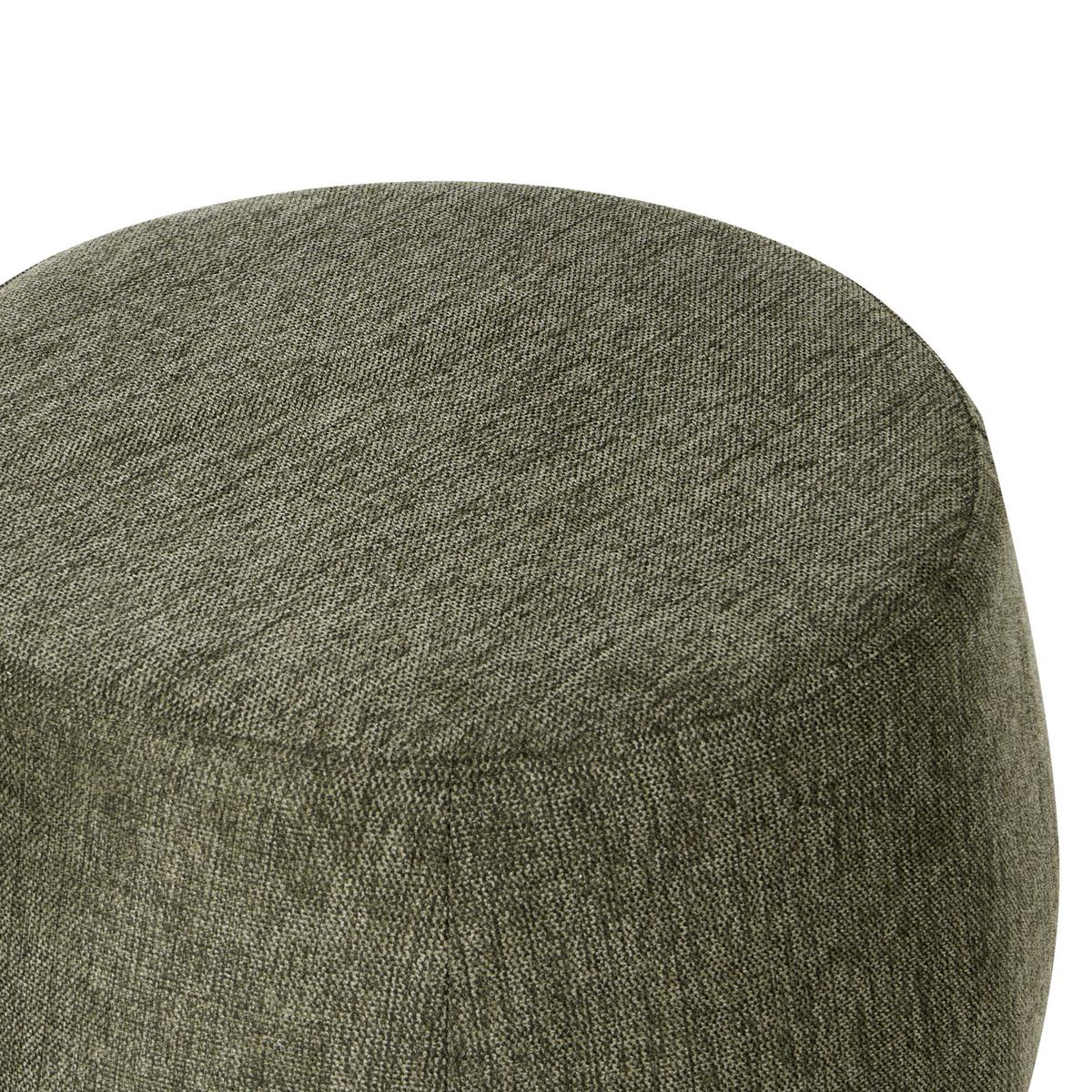 POUF Dunkelgrün Ashton - Grün, Textil (61/43/61cm) - Beliani